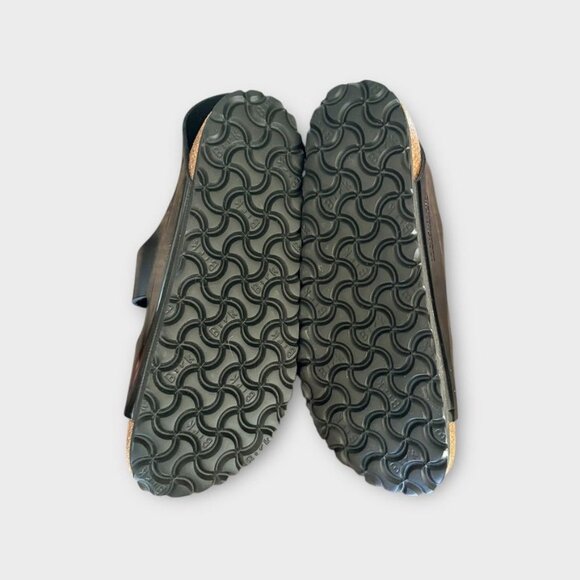 NIB Birkenstock Milano Big Buckle High Shine 36 Black Gold NEW Sandals $175 - Picture 7 of 9